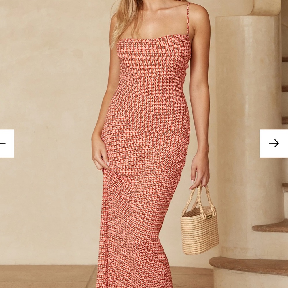 Monday Swimwear COTE D'AZUR DRESS - LATTICE GEO - Picture 2 of 2